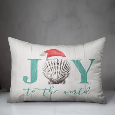 Beachy cheap christmas pillows